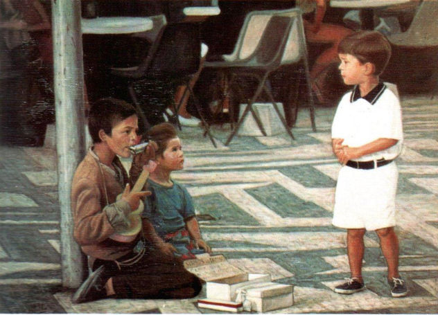 Niños en el picadeiro, Figueira da foz.