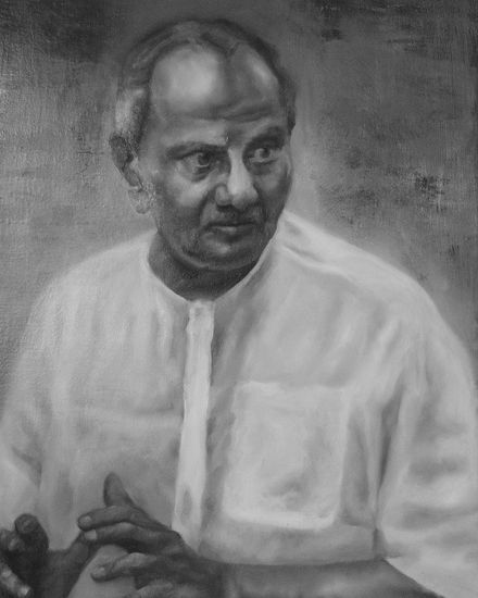 Nissagadatta Oil Canvas Figure Painting