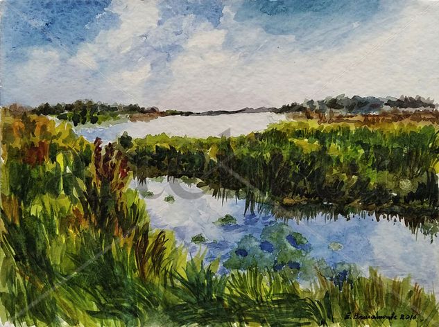 Landscape from Russia Watercolour Paper Landscaping