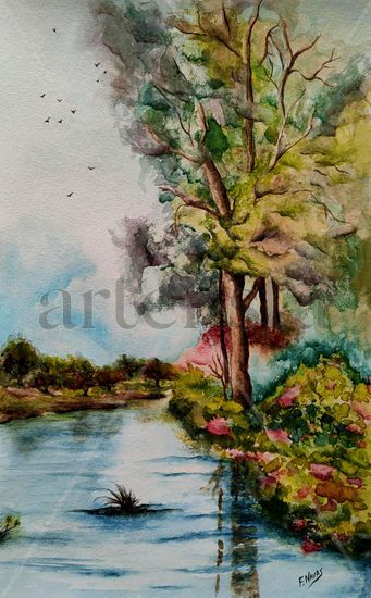 Manzanos Watercolour Paper Landscaping