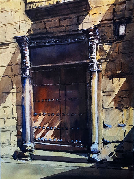 puerta en calle...