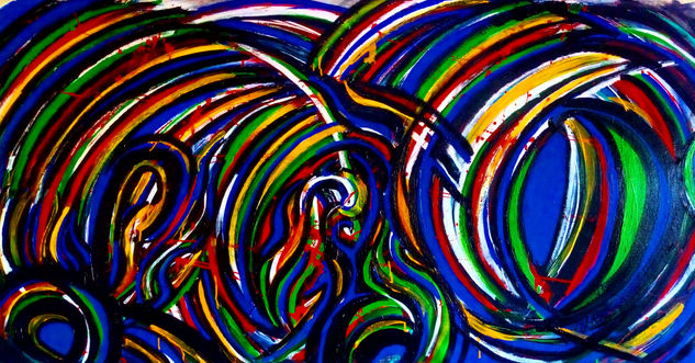 Ecuaciones de color (color equations) Acrylic Canvas Others