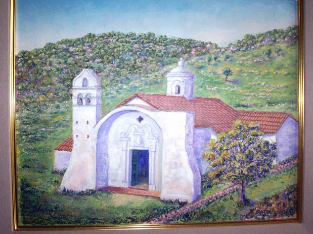 CAPILLA DE CANDONGA Óleo Lienzo Paisaje