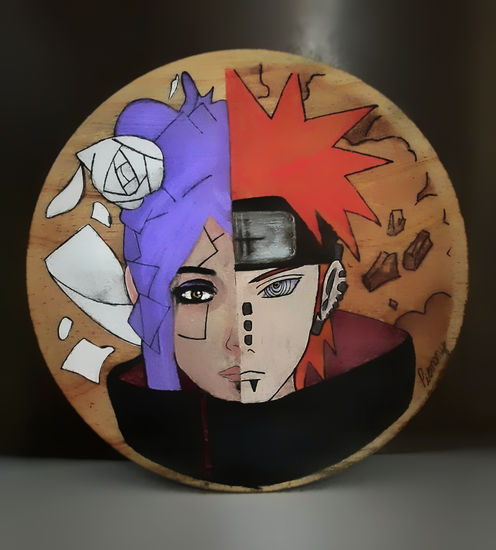 Akatsuki Pain & Konan Acrylic Panel Others