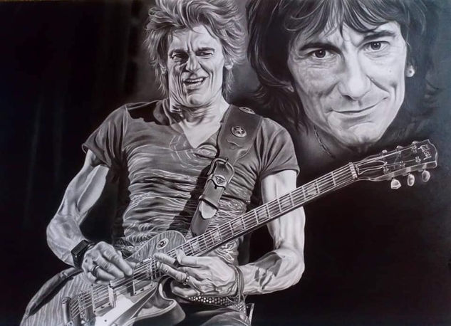 Ronnie Wood Mixed Media