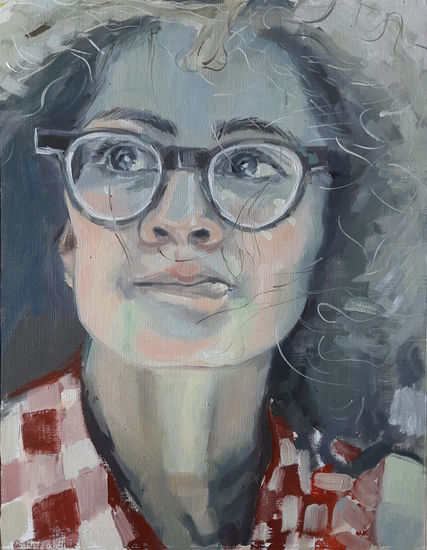 Luciana Oil Paper Portrait