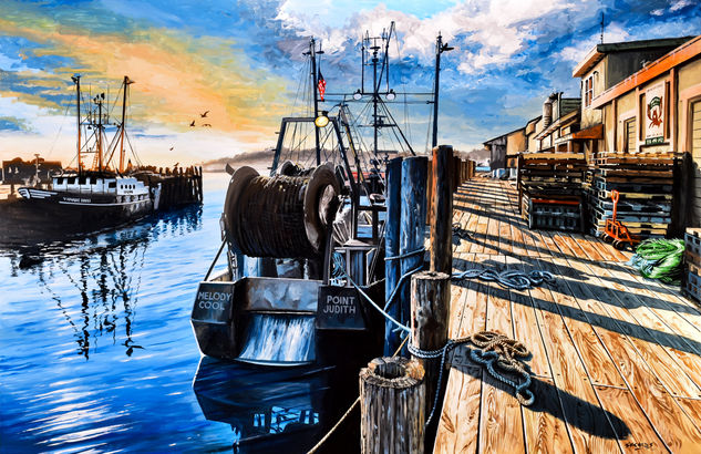 Stonington Dock Others Others Marine Painting