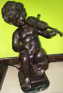 Bronce violinista