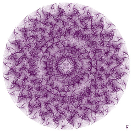 Purple wheel of...