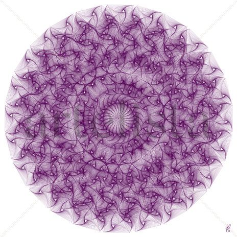Purple wheel of...