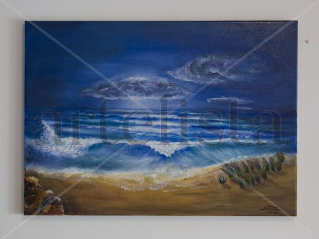 Luna escondida Oil Canvas Landscaping