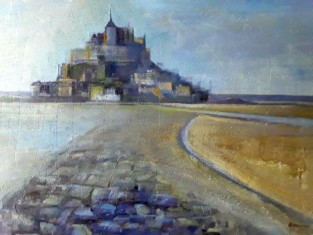 Nº 11 - SAN MICHEL (FRANCIA) (OLEO 92X65) Oil Canvas Landscaping