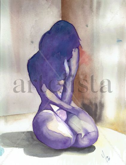 ÍNTIMO Watercolour Paper Nude Paintings