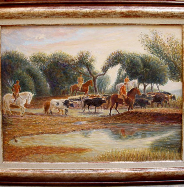 "Moviendo el ganado por los Campos de Ciudad Rodrigo"