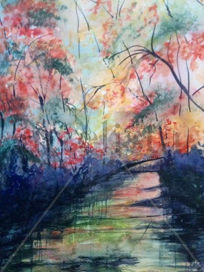 Entre Ramas Watercolour Paper Landscaping