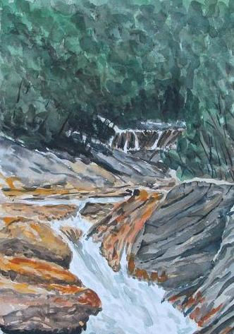 Arroyo de las Truchas Watercolour Paper Landscaping