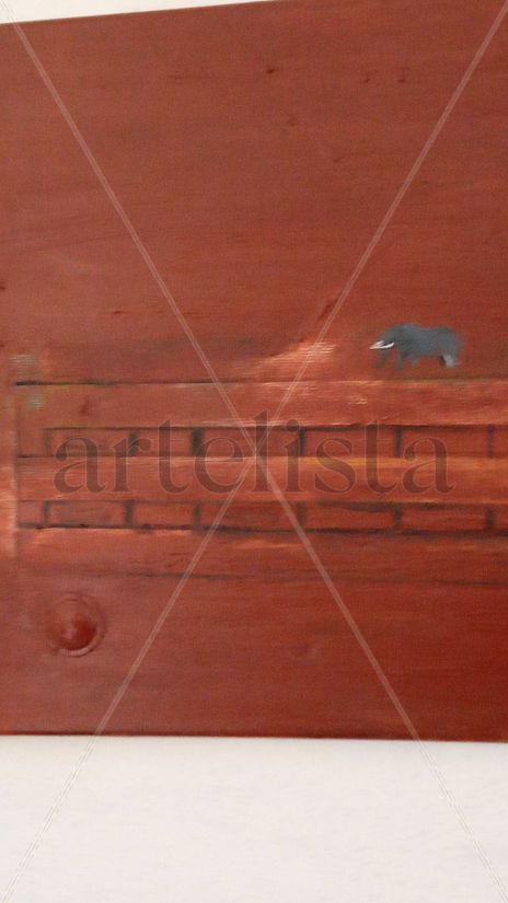 Elefante en el mueble