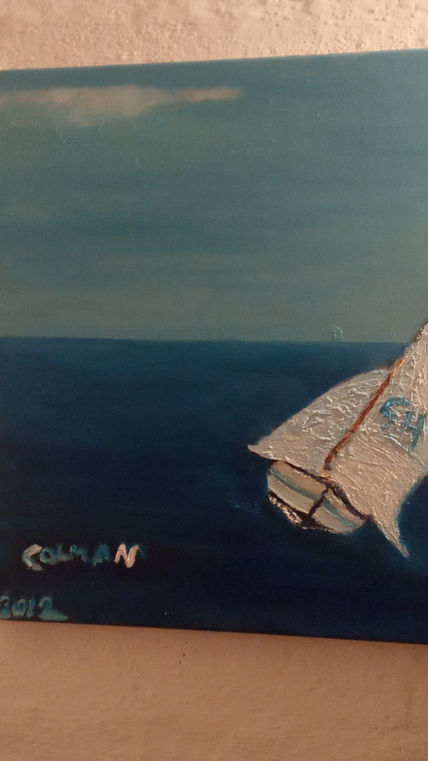 Velero en el mar