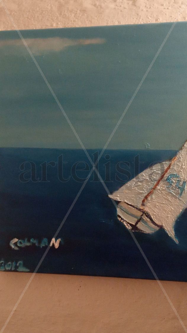 Velero en el mar