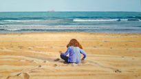 Carmen en la playa