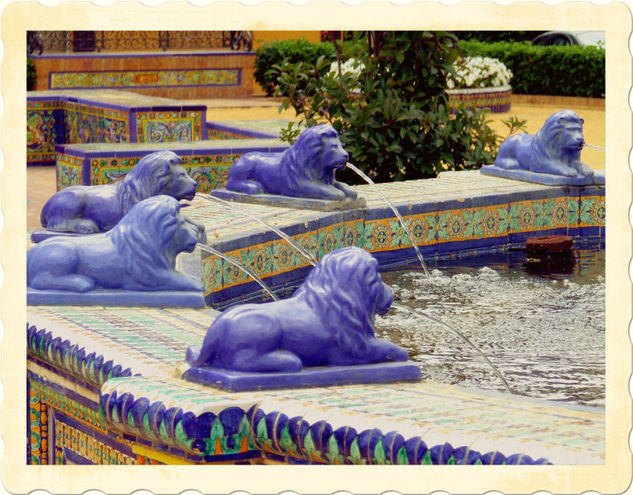 Leones azules Viajes Color (Digital)