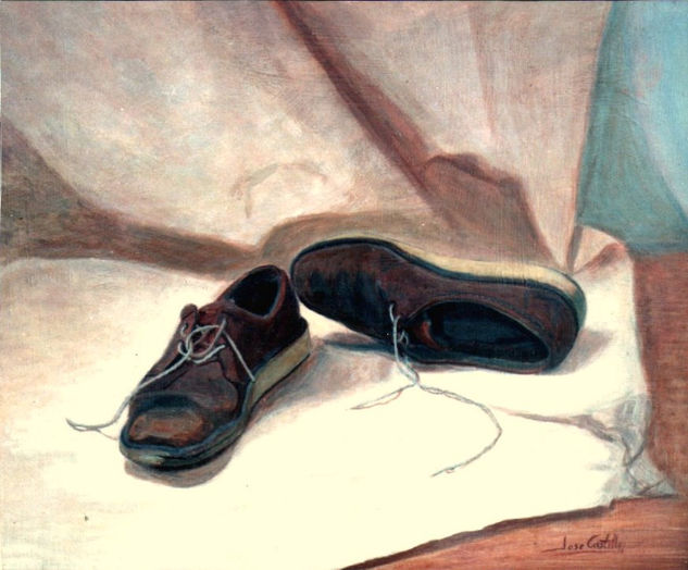 "Zapatos, cuantos kilometros hariamos juntos? Oil Canvas Landscaping