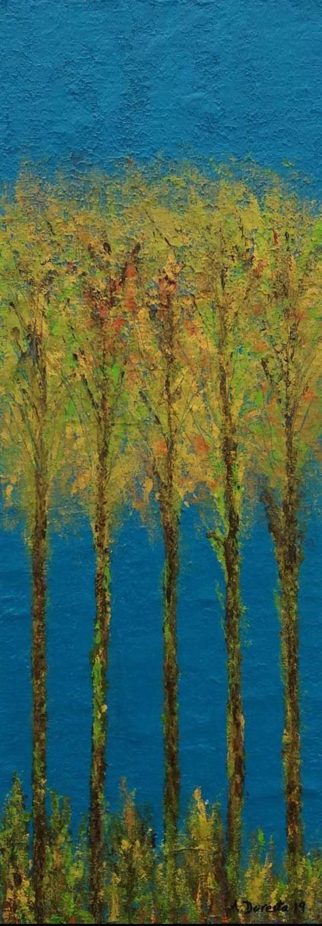 Naturaleza en azul y verde