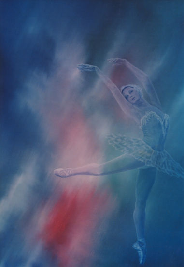 Bailarina 2 Oil Canvas Figure Painting