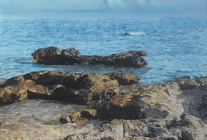 Paisaje de mar con...