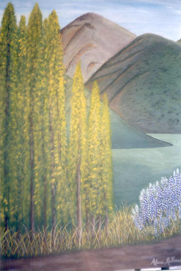 `Paisaje sureño Acrílico Lienzo