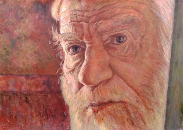 Fernando Fernán Gómez, la mirada del caballero andante Acrylic Paper Portrait