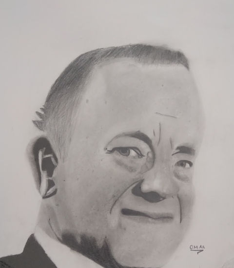 Retrato de Tom Hanks Lápiz