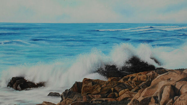 Paisaje de mar # 2 Oil Canvas Marine Painting