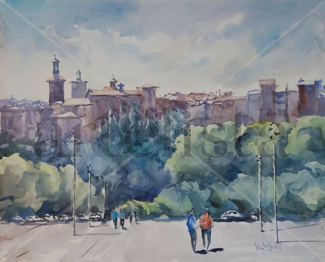 Pamplona 3 Watercolour Paper Landscaping