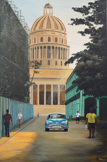 Capitolio de la Habana Acrylic Canvas Others