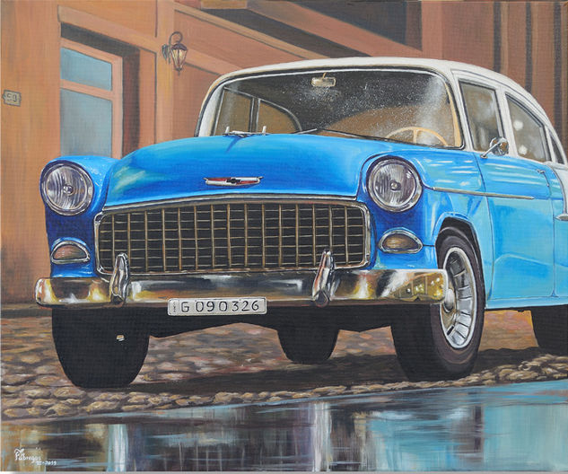 Chevrolet del 55 Acrylic Canvas Others