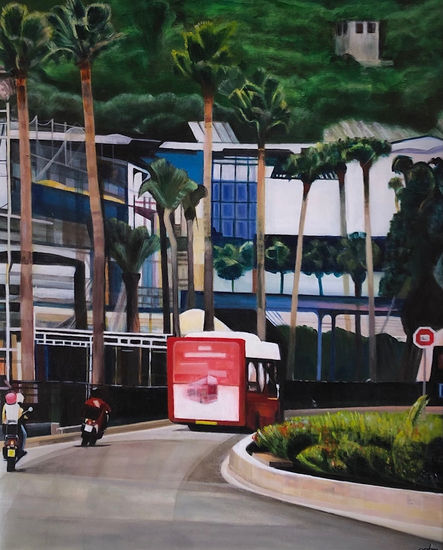 RUSH HOUR Acrylic Canvas Landscaping