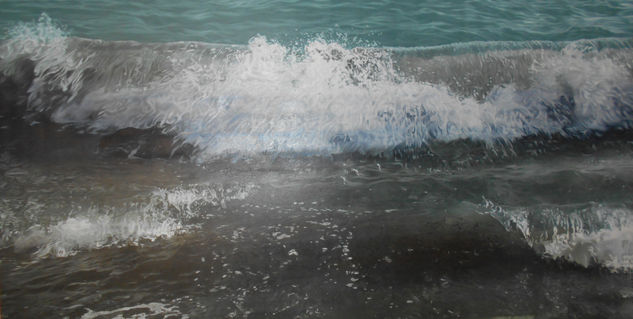 Olas Oil Canvas Marine Painting