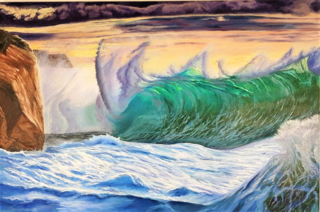 And the waves...