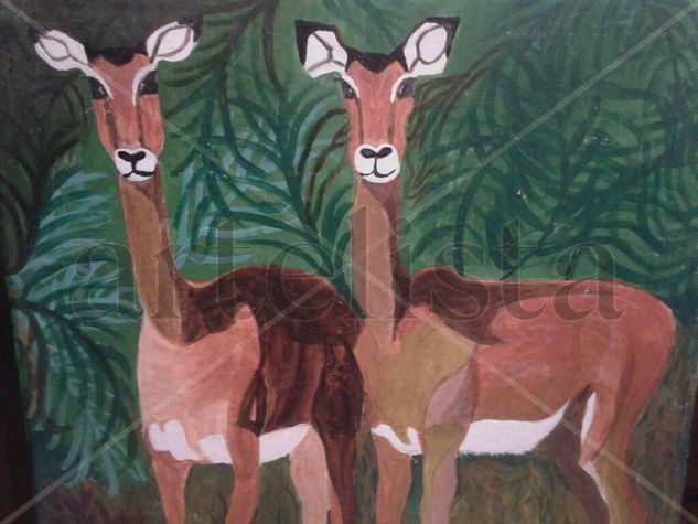 Impalas Acrylic Others Animals