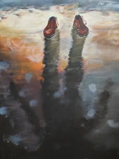 REFLEJOS Acrylic Canvas Figure Painting