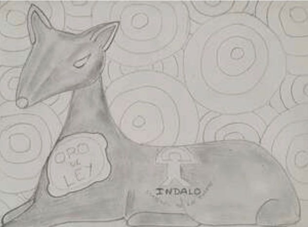 Dibujo de mi etapa en el IED