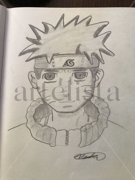 NARUTO dibujo a lapiz