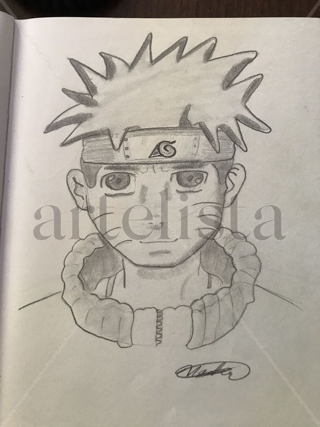 NARUTO dibujo a lapiz