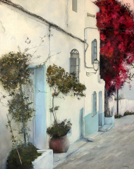 Mojacar -Almería Oil Canvas Landscaping