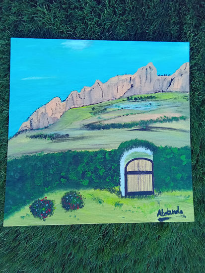 Sierra Segaria (El Verger) Acrílico Lienzo Paisaje