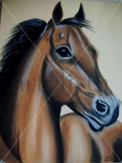 CABEZA DE CABALLO Pastel Paper Animals