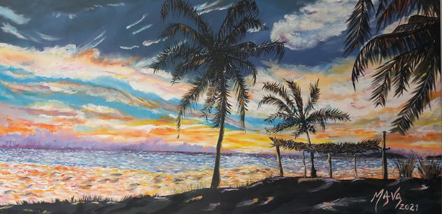 Atardecer en Playa El Agua
