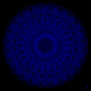 Blue mandala