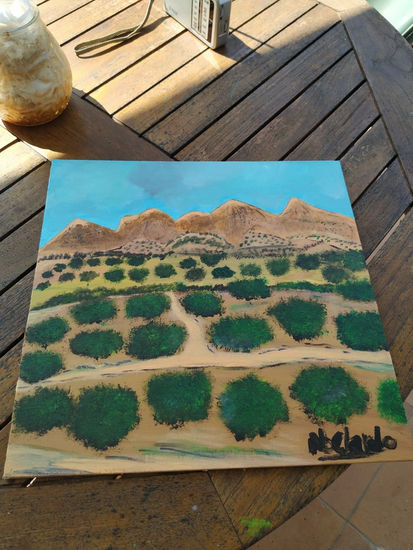 Sierra Mágina (Jaén) Acrylic Canvas Landscaping